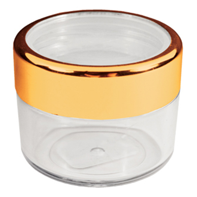 Twist Cap Jar with Gold Rim - 0.61 oz